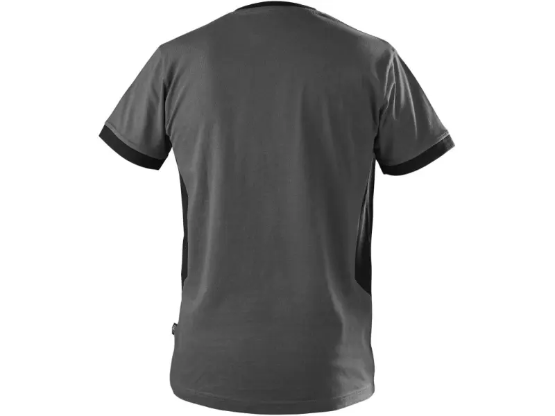 Tričko CXS OWEN, krátký rukáv, pánské, tmavě šedo-černé, vel. 2XL Tričko CXS OWEN, krátký rukáv, pánské, tmavě šedo-černé, vel. 2XL
