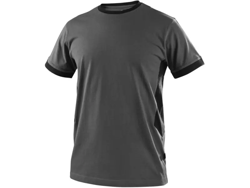 Tričko CXS OWEN, krátký rukáv, pánské, tmavě šedo-černé, vel. 4XL Tričko CXS OWEN, krátký rukáv, pánské, tmavě šedo-černé, vel. 4XL