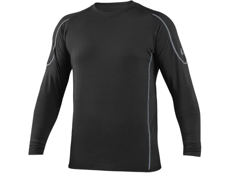 Tričko CXS REWARD, funkční, dlouhý rukáv, pánské, černo-modré, vel. 3XL