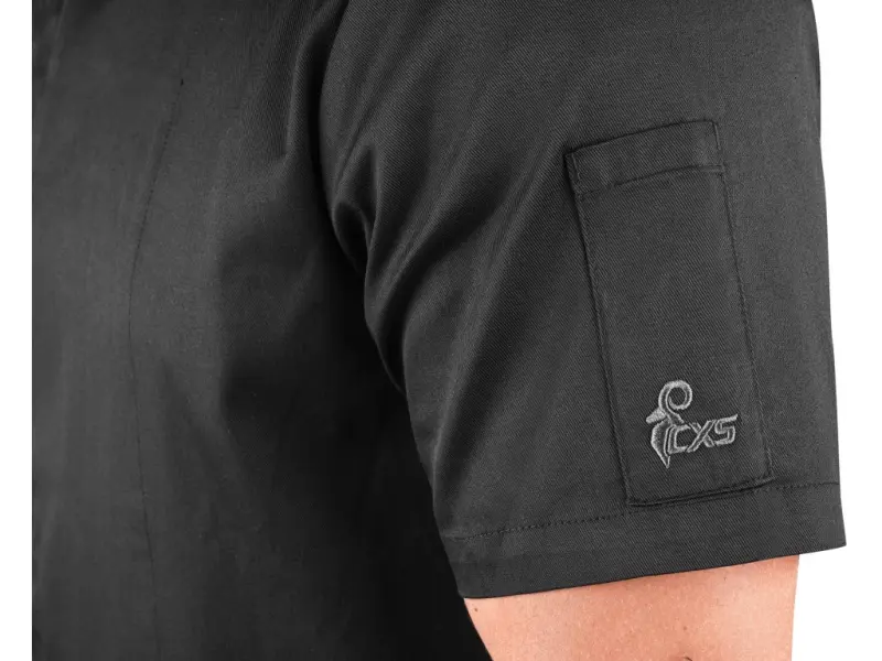 Rondon CXS CHEFLINE B-S, pánský, krátký rukáv, černý, vel. 56