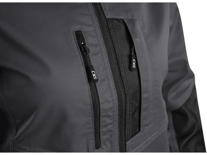 Blůza CXS SOLIS FLEX, dámská, šedo-černá, vel. 2XL