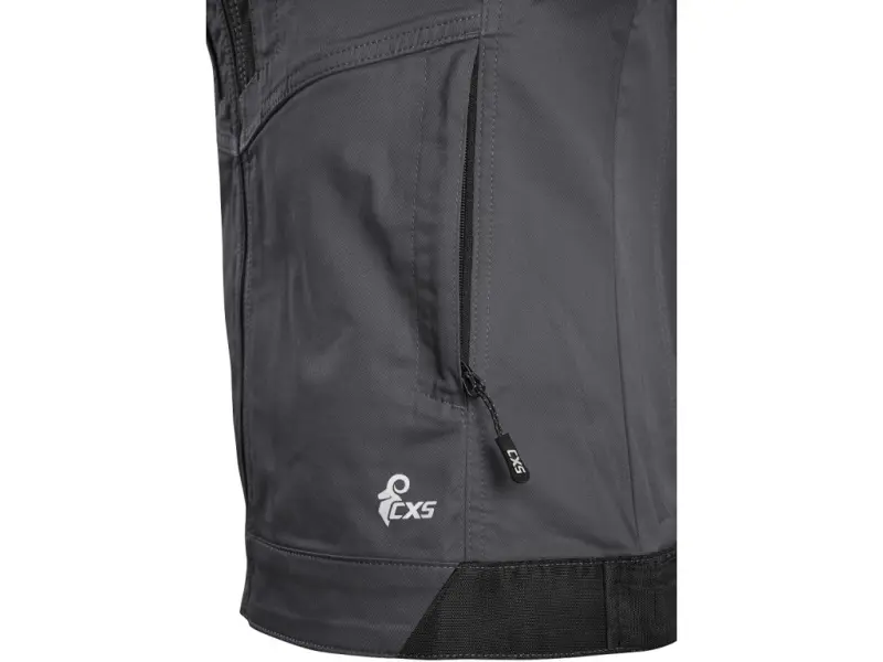 Blůza CXS SOLIS FLEX, dámská, šedo-černá, vel. 2XL