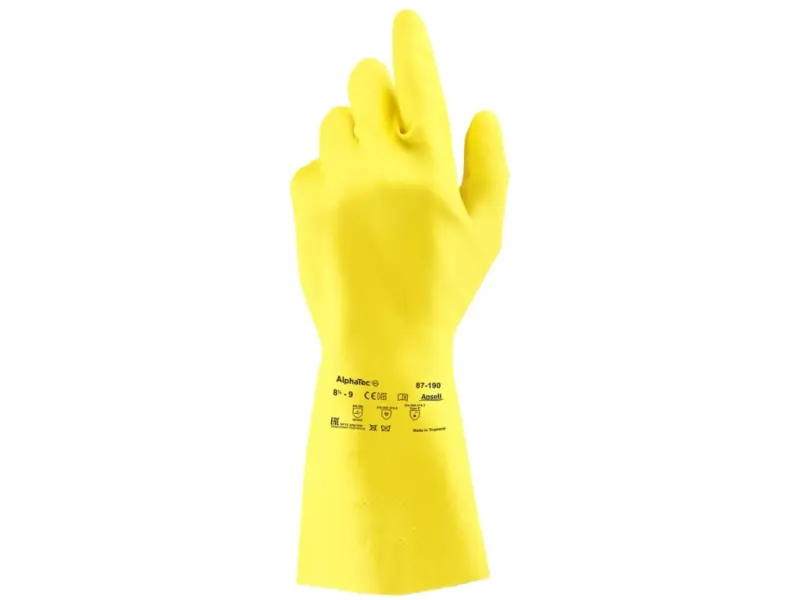 Rukavice ANSELL ECONOHANDS PLUS 87-190, máčené v latexu, vel. 07