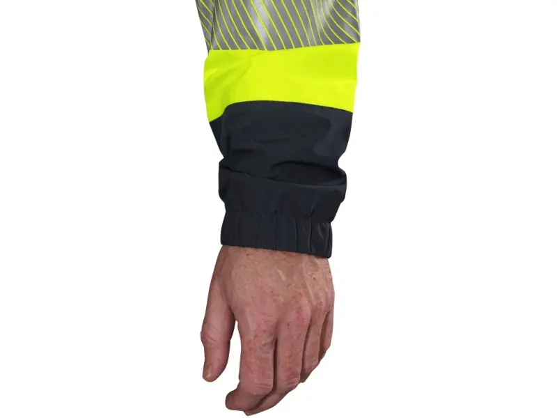 Bunda CXS HALIFAX SHELL, pánská, výstražná, žluto-modrá, vel. XL