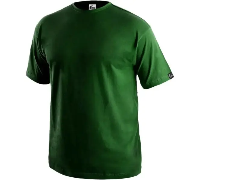 Tričko CXS DANIEL, krátký rukáv, lahvově zelená, vel. 5XL Tričko CXS DANIEL, krátký rukáv, lahvově zelená, vel. 5XL
