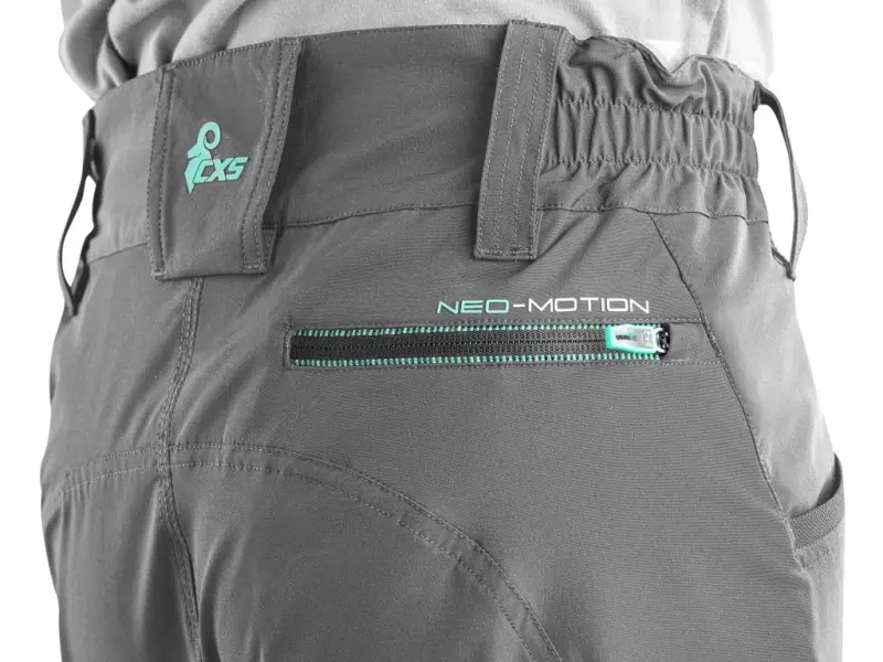 Kalhoty CXS NEO-MOTION, pánské, šedé, vel. 46