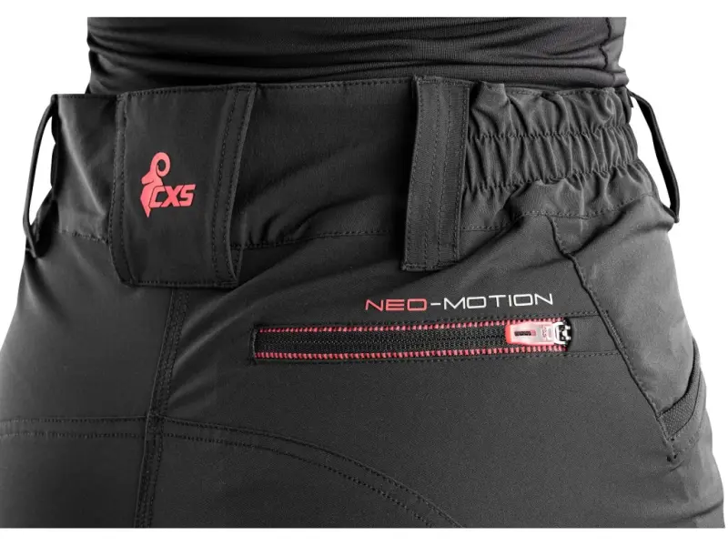 Kalhoty CXS NEO-MOTION, dámské, uhlově černé, vel. 38 Kalhoty CXS NEO-MOTION, dámské, uhlově černé, vel. 38