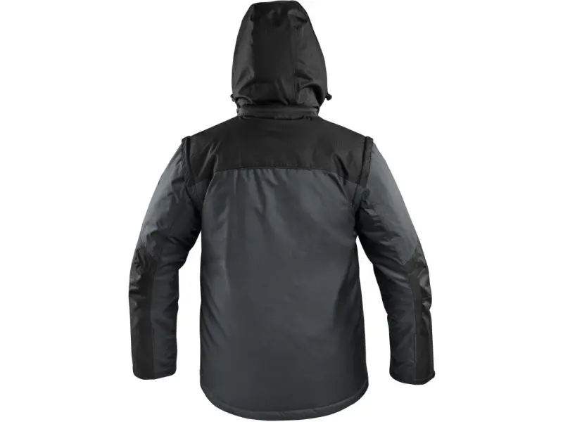 Bunda CXS IRVINE PRO, pánská, zimní, šedo-černá, vel. 5XL