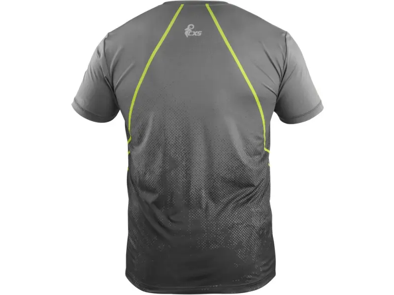 Tričko CXS SPORTY FLOW, krátký rukáv, šedé, vel. 3XL Tričko CXS SPORTY FLOW, krátký rukáv, šedé, vel. 3XL
