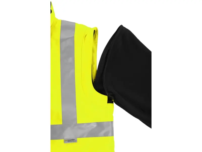 Bunda CXS LONDON, výstražná, pánská 5V1. žluto-modrá, vel. XL