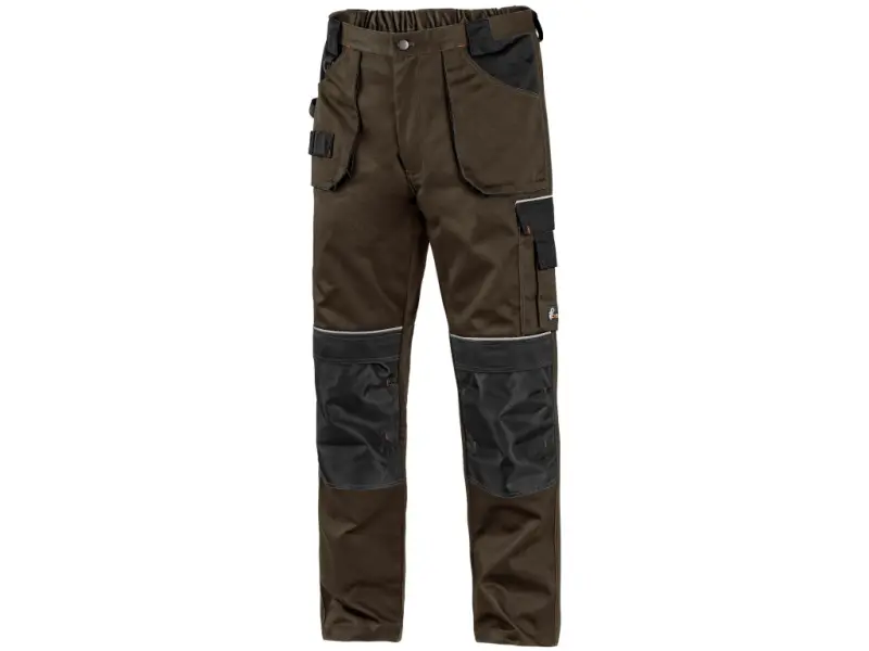 Kalhoty CXS ORION TEODOR, pánské, hnědo-černé, vel. 62