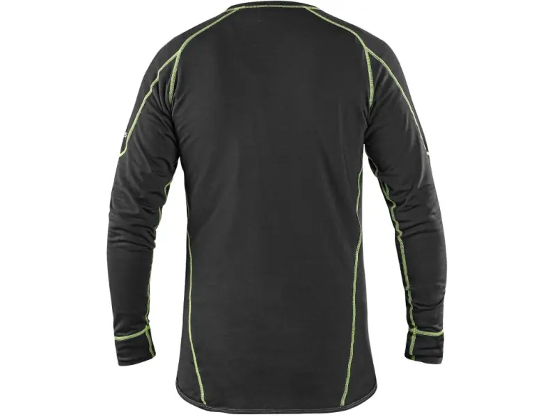 Tričko REWARD, funkční, dlouhý rukáv, pánské, černo-zelené, vel. XL Tričko REWARD, funkční, dlouhý rukáv, pánské, černo-zelené, vel. XL