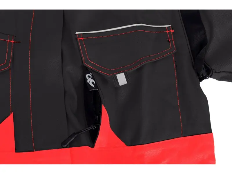 Kombinéza CXS LUXY ROBERT, pánská, černo-červená, vel. 50
