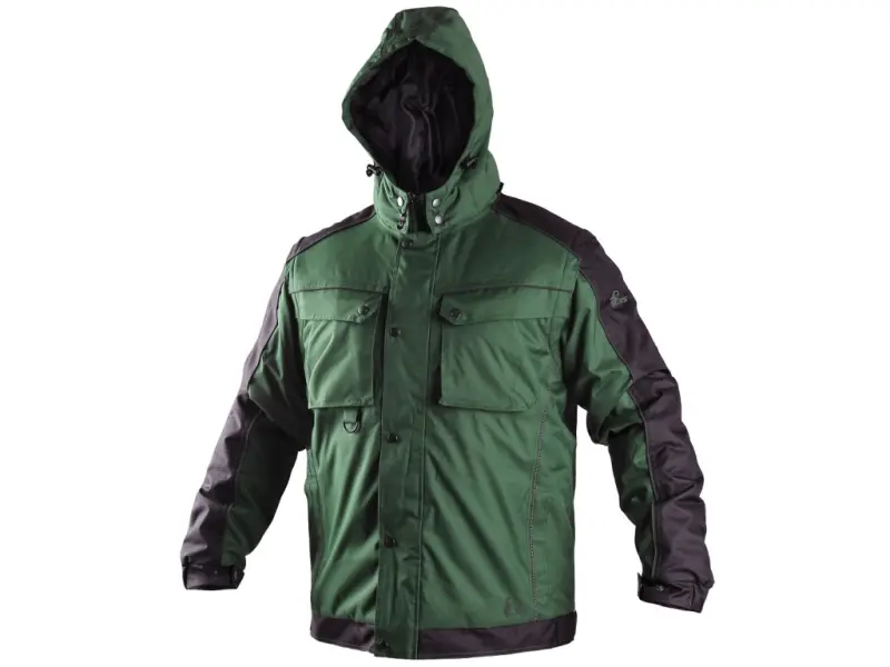 Bunda CXS IRVINE, zimní, pánská, zeleno-černá Bunda CXS IRVINE, zimní, pánská, zeleno-černá
