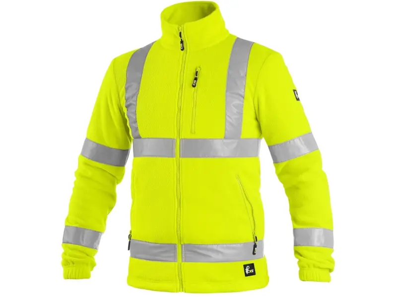 Bunda CXS PRESTON, výstražná, žlutá