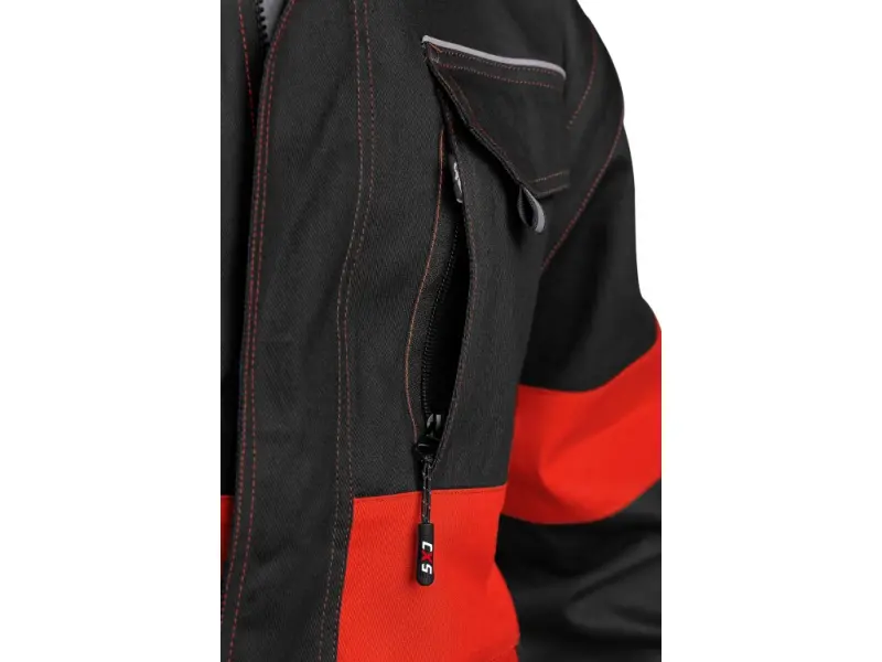 Blůza CXS LUXY EDA, pánská, černo-oranžová, vel. 68 Blůza CXS LUXY EDA, pánská, černo-oranžová, vel. 68