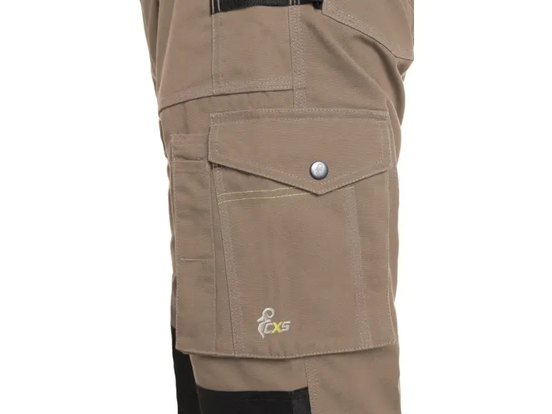 Zahradníky CXS STRETCH, pánské, béžovo-černé, vel. 50