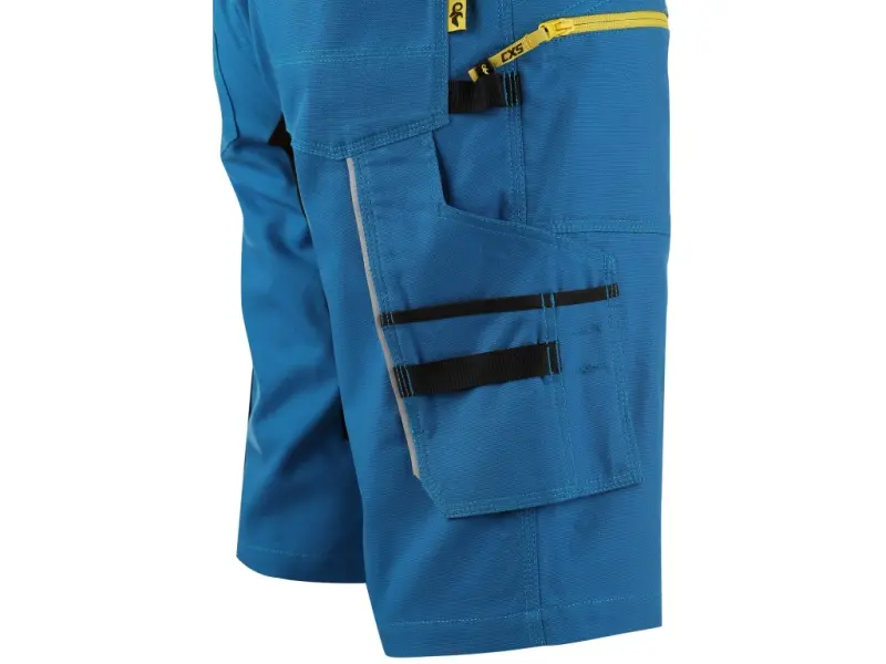 Kraťasy CXS STRETCH, pánské, středně modré-černé, vel. 60 Kraťasy CXS STRETCH, pánské, středně modré-černé, vel. 60