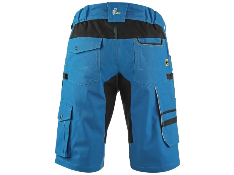 Kraťasy CXS STRETCH, pánské, středně modré-černé Kraťasy CXS STRETCH, pánské, středně modré-černé