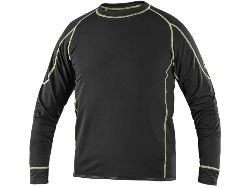 Tričko CXS REWARD, funkční, dlouhý rukáv, dětské, černo-zelené, vel. 160 Tričko CXS REWARD, funkční, dlouhý rukáv, dětské, černo-zelené, vel. 160
