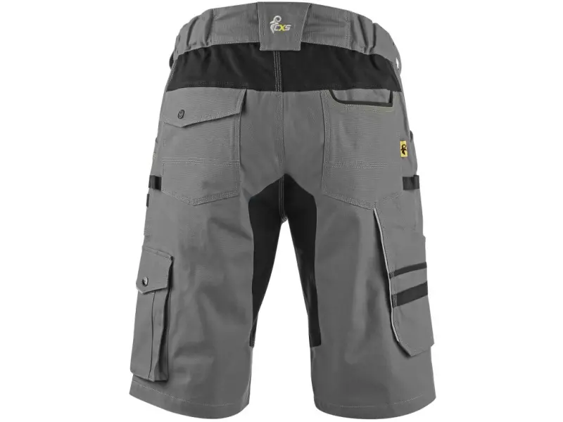 Kraťasy CXS STRETCH, pánské, šedo-černé, vel. 58 Kraťasy CXS STRETCH, pánské, šedo-černé, vel. 58