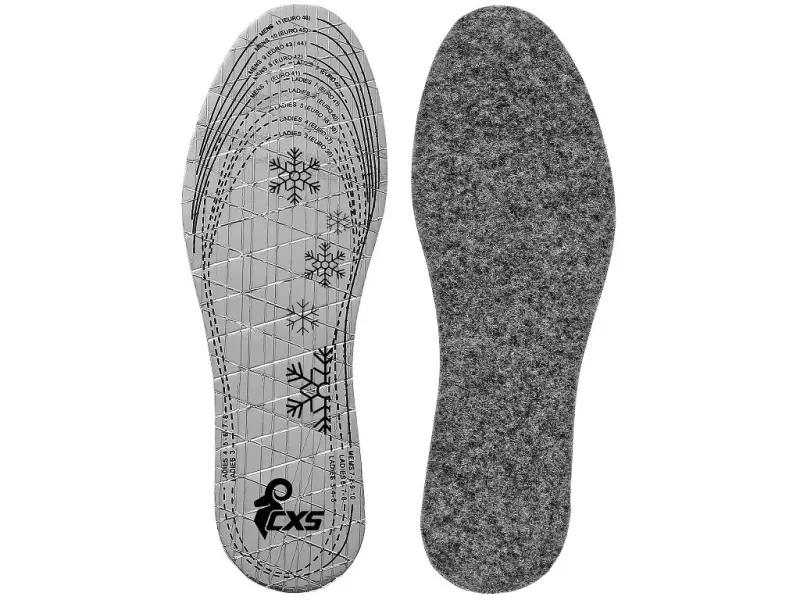 Vložka do obuvi zateplená s hliníkovou folií, stříhací, vel. 47 - 50