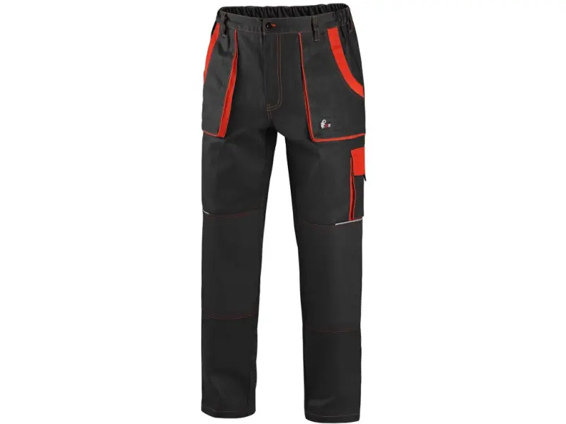 Kalhoty CXS LUXY JOSEF, pánské, černo-oranžové, vel. 62 Kalhoty CXS LUXY JOSEF, pánské, černo-oranžové, vel. 62