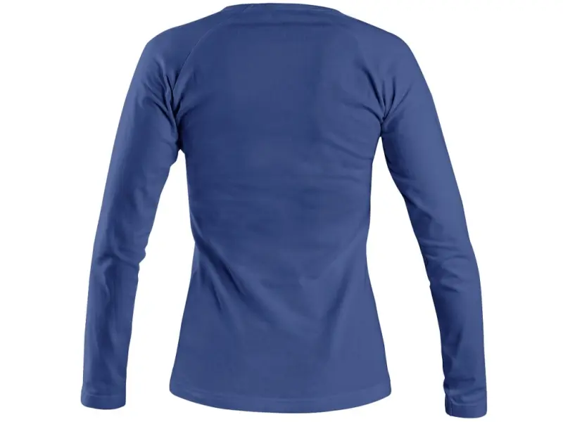 Tričko CXS MARY, dámské, výstřih do V, dlouhý rukáv, středně modrá, vel. L Tričko CXS MARY, dámské, výstřih do V, dlouhý rukáv, středně modrá, vel. L