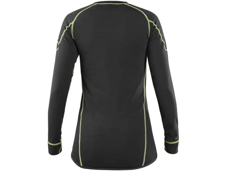 Tričko REWARD, funkční, dlouhý rukáv, dámské, černo-zelené, vel. 2XL Tričko REWARD, funkční, dlouhý rukáv, dámské, černo-zelené, vel. 2XL