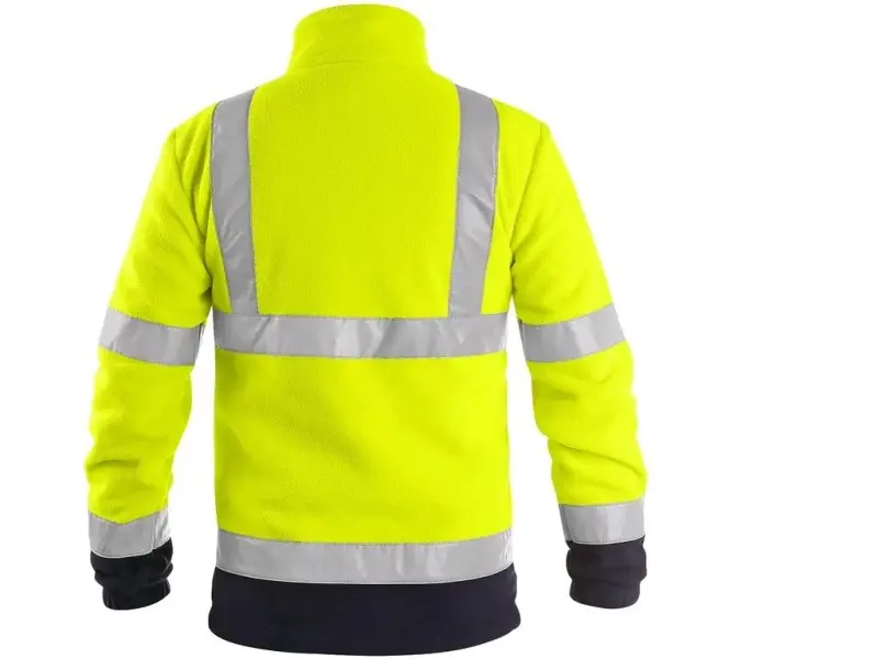 Bunda CXS PRESTON, výstražná, žluto-modrá, vel. 3XL