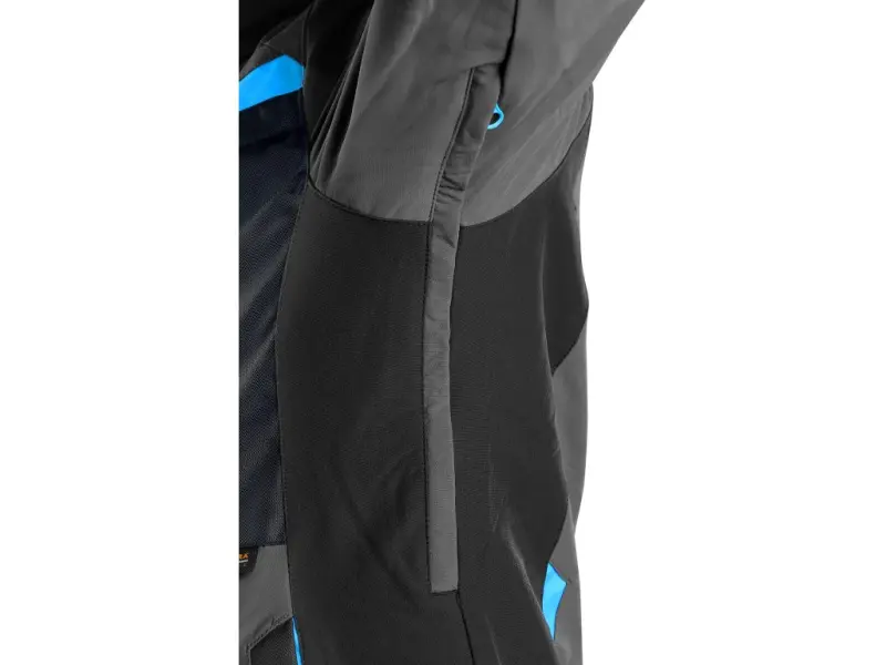 Blůza CXS NAOS, pánská, šedo-černá, HV modré doplňky, vel. 52