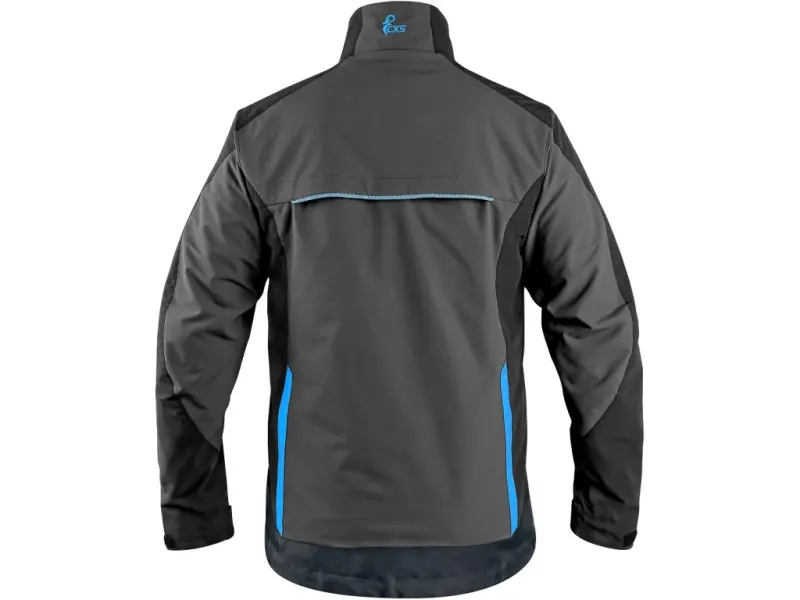 Blůza CXS NAOS, pánská, šedo-černá, HV modré doplňky, vel. 64