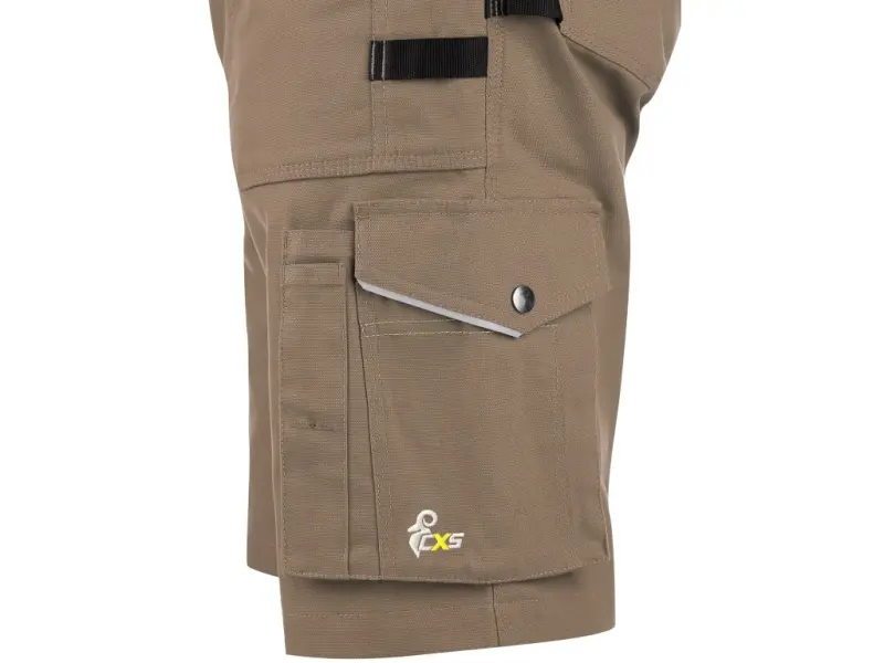Kraťasy CXS STRETCH, pánské, béžovo-černé