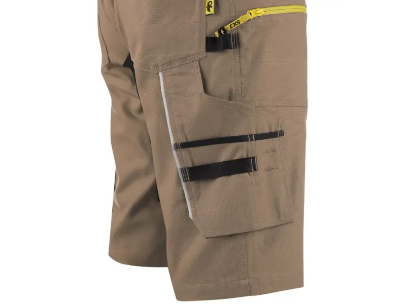 Kraťasy CXS STRETCH, pánské, béžovo-černé, vel. 52 Kraťasy CXS STRETCH, pánské, béžovo-černé, vel. 52