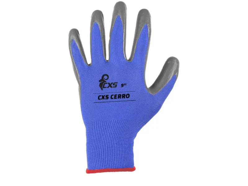 Rukavice CXS CERRO, máčené v nitrilu, vel. 07 Rukavice CXS CERRO, máčené v nitrilu, vel. 07