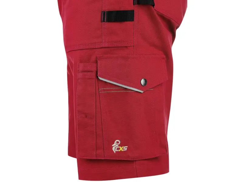 Kraťasy CXS STRETCH pánské, červeno-černé, vel. 48 Kraťasy CXS STRETCH pánské, červeno-černé, vel. 48