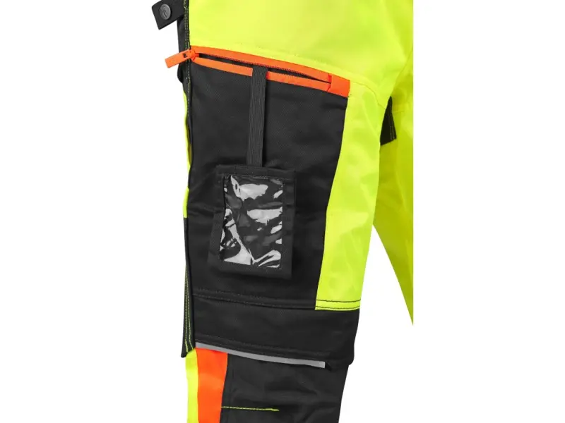 Kalhoty CXS BENSON výstražné, pánské, žluto-černé, vel. 64