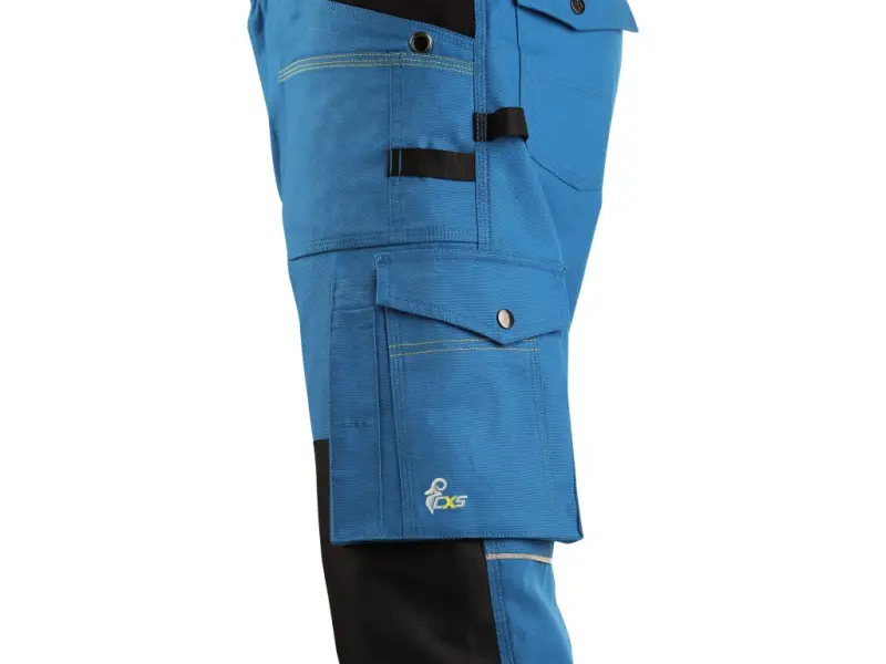 Kalhoty 3/4 CXS STRETCH, pánské, středně modré-černé, vel. 62