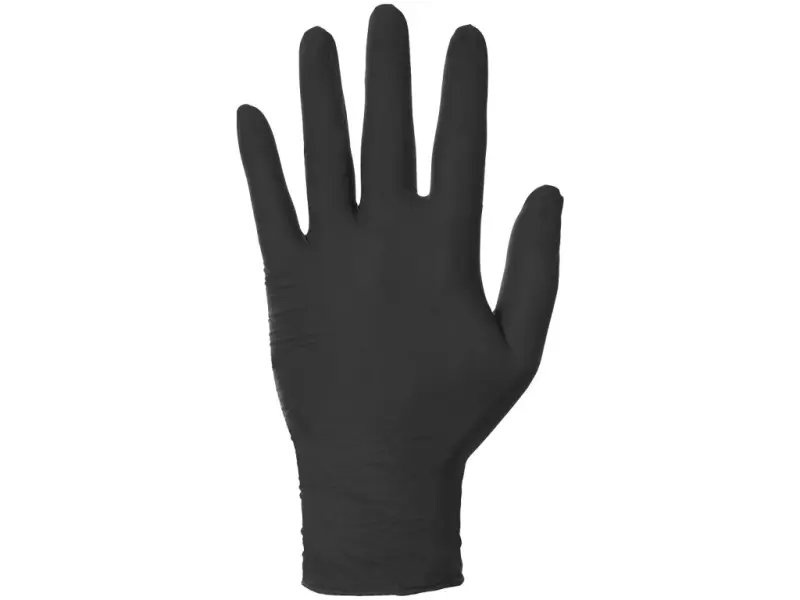 Rukavice CXS STERN BLACK, jednorázové, nitrilové, vel. 9
