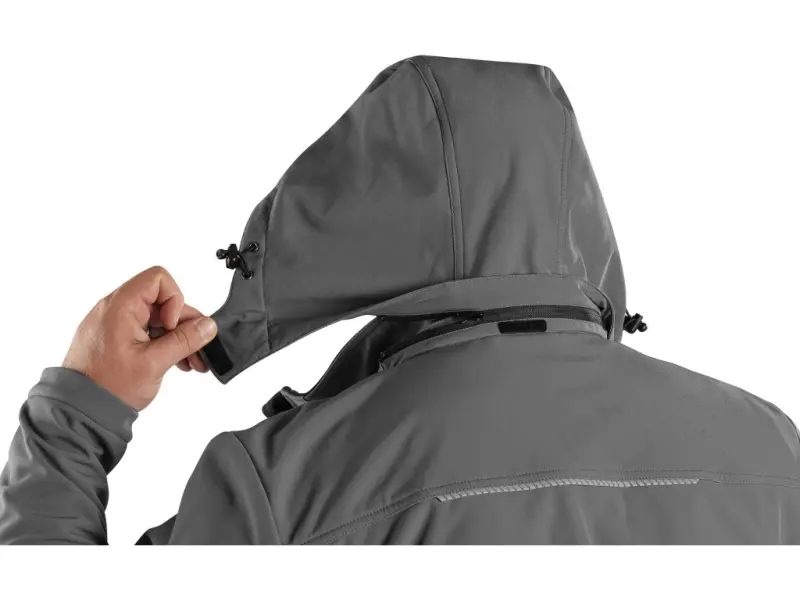 Bunda CXS STRETCH, pánská, softshell, šedá, vel. S Bunda CXS STRETCH, pánská, softshell, šedá, vel. S