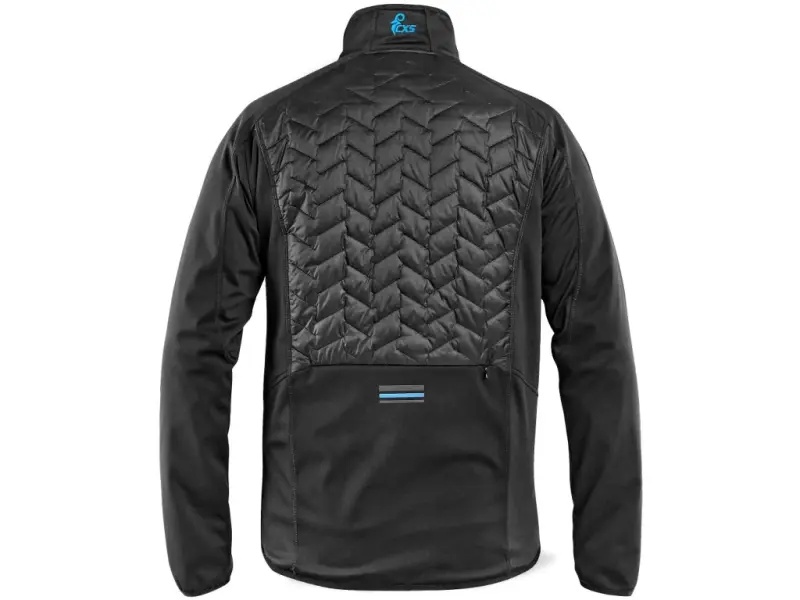 Bunda CXS LEONIS, pánská, černá s HV modro/červenými doplňky, vel. 2XL Bunda CXS LEONIS, pánská, černá s HV modro/červenými doplňky, vel. 2XL