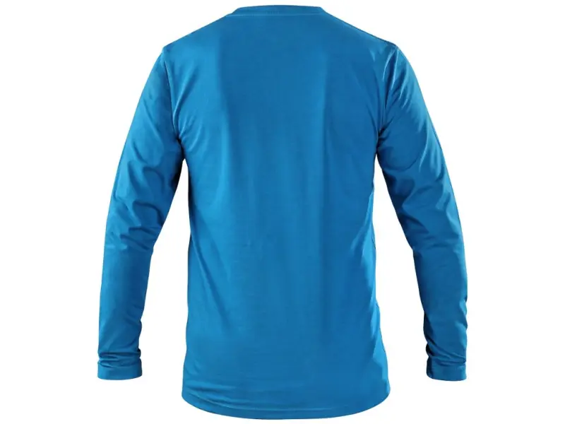 Tričko CXS SIMON, dlouhý rukáv, azurově modré, vel. 2XL Tričko CXS SIMON, dlouhý rukáv, azurově modré, vel. 2XL