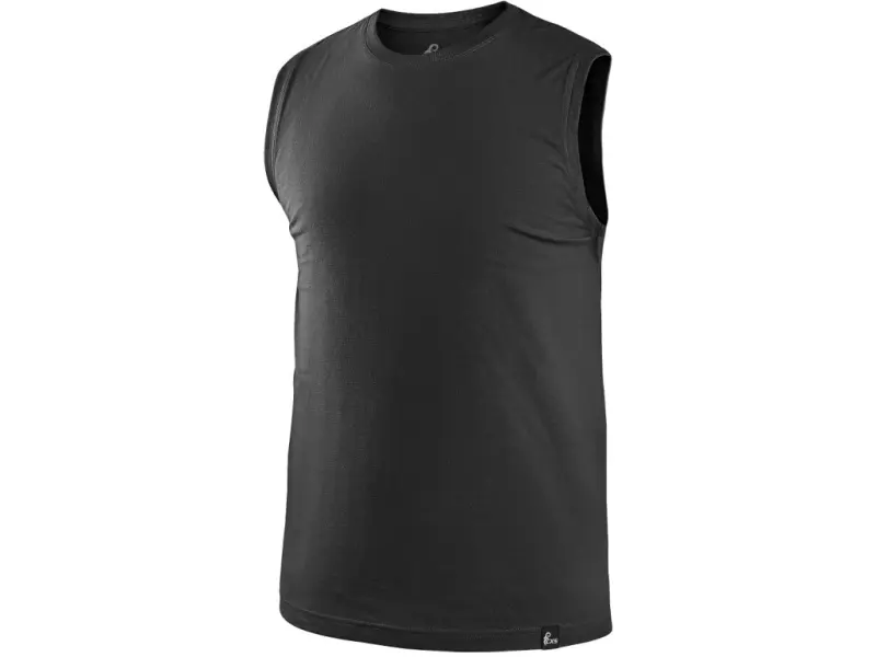 Tričko CXS RICHARD, bez rukávů (tílko), černé, vel. 5XL Tričko CXS RICHARD, bez rukávů (tílko), černé, vel. 5XL